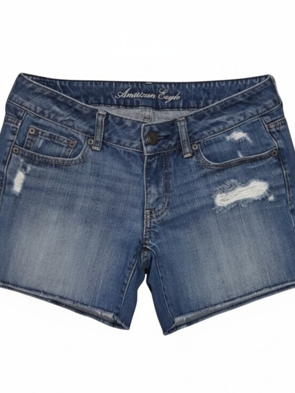 🦅American Eagle Outfitters Distressed Jean Shorts. Women's Size: 6.